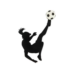 Boekenlegger voetbalvrouw
