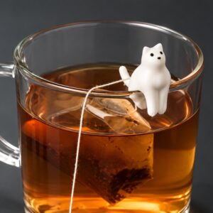 Cat Tea Bag Holders 4 stuks