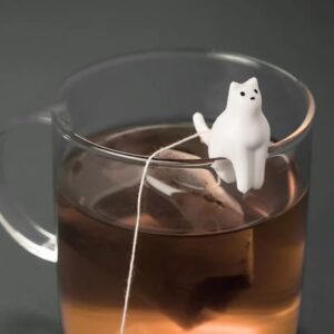 Cat Tea Bag Holders 4 stuks