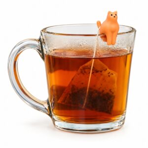 Cat Tea Bag Holders 4 stuks