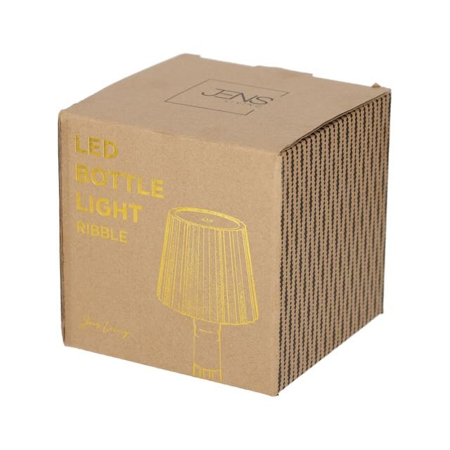 Flessenlamp LED ribbel - Afbeelding 3