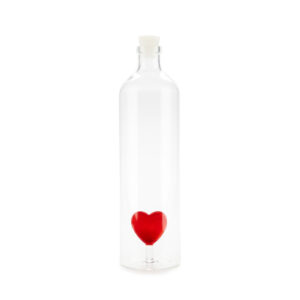 Waterfles met Rood Hart 1,2 Liter