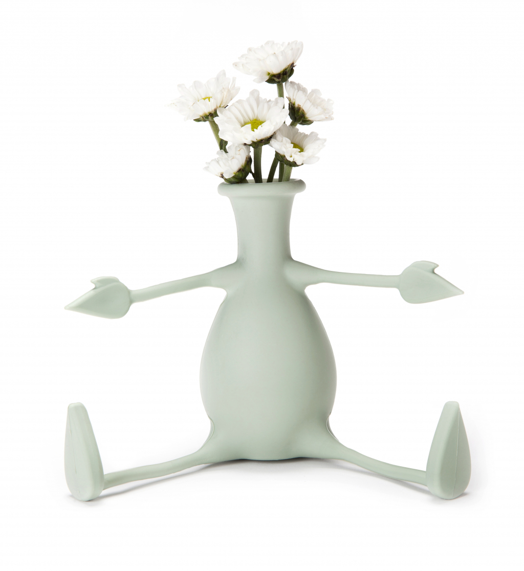 Peleg Design Florino designvaas met bloemen