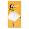 SPEXTRUM Tissue Up Girl in oranje, groen en paars in boekenkast