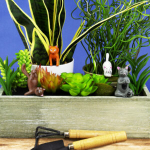 Plantenpot Decoratie Yoga Kat – Gift Republic Yoga Cat